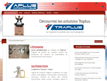Tablet Screenshot of aplus-informatique.fr